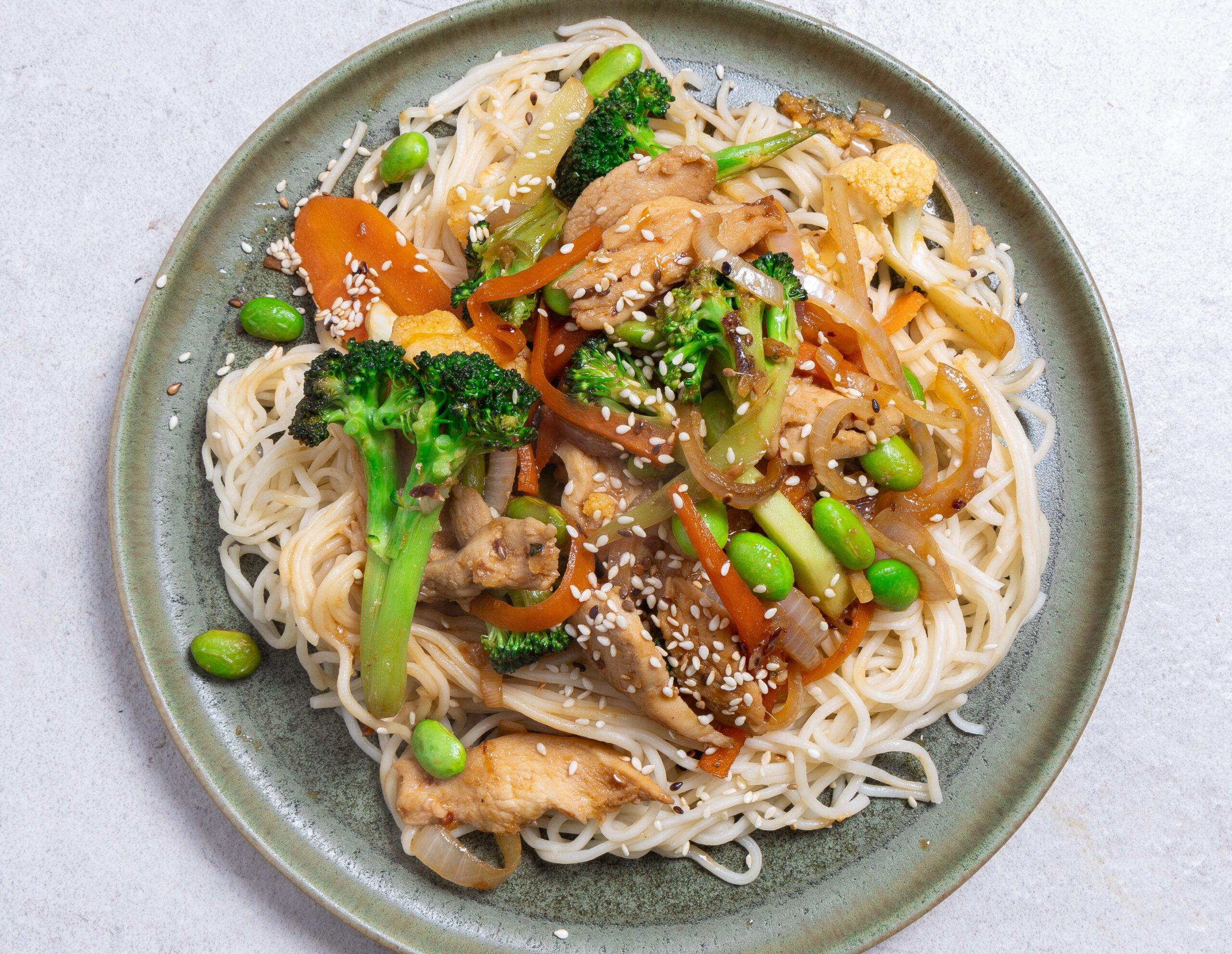 Stir-Fry with Rice Noodles
