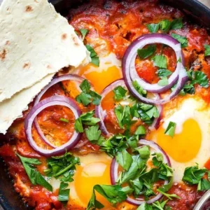 Mediterranean Shakshuka with Sourdough